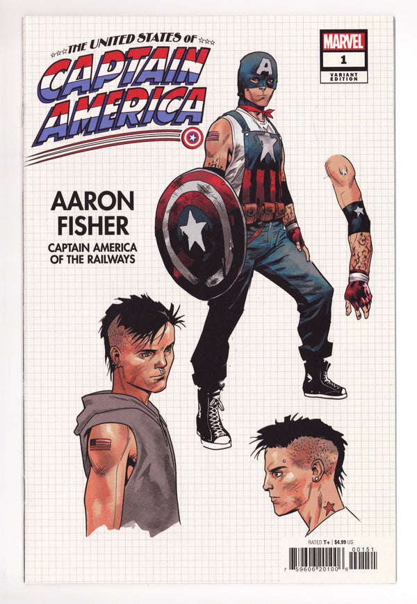 The United States of Captain America 1 High Grade (2021) Bazaldua Variant