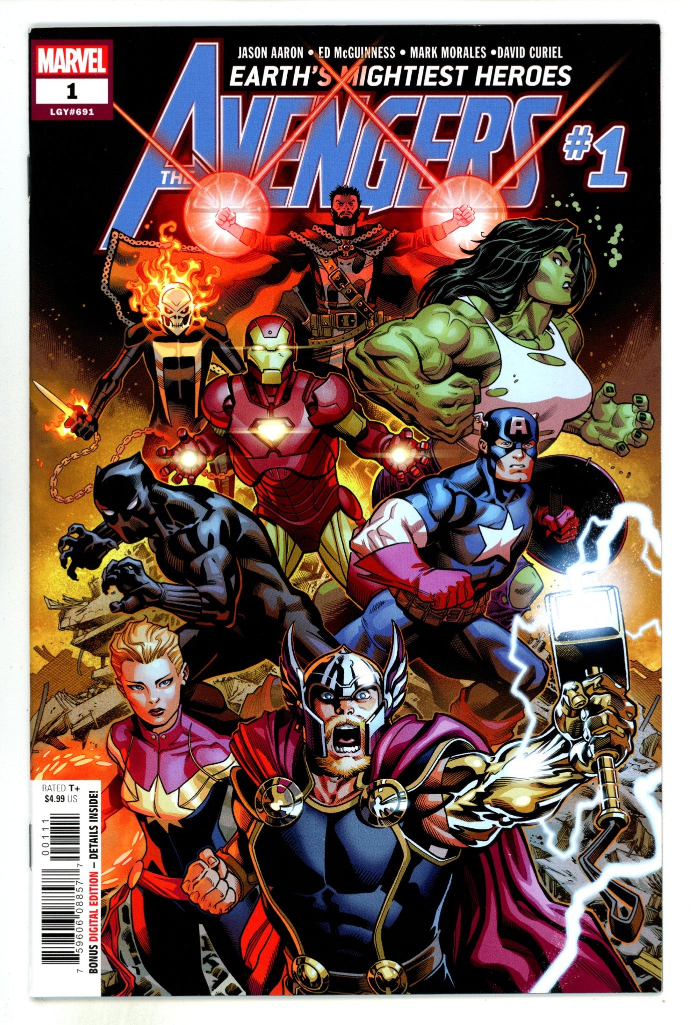 Avengers Vol 8 1 (691)  High Grade  (2018)  