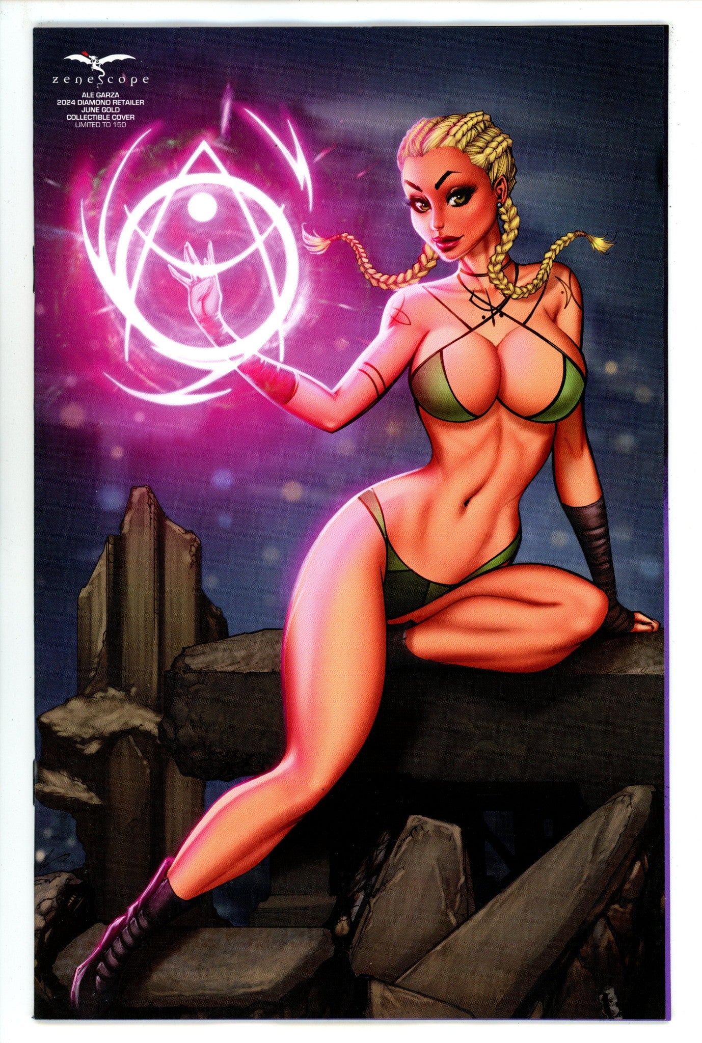 Fairy Tale Team-Up Robyn Hood & Van Helsing 1 Garza /150 Variant NM- (2024)