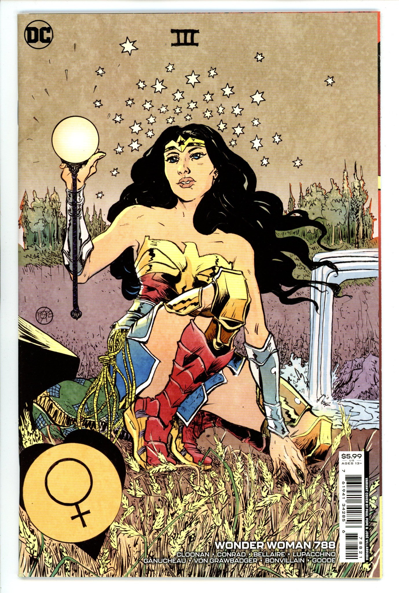 Wonder Woman Vol 5 788 High Grade (2022) Pope Variant 