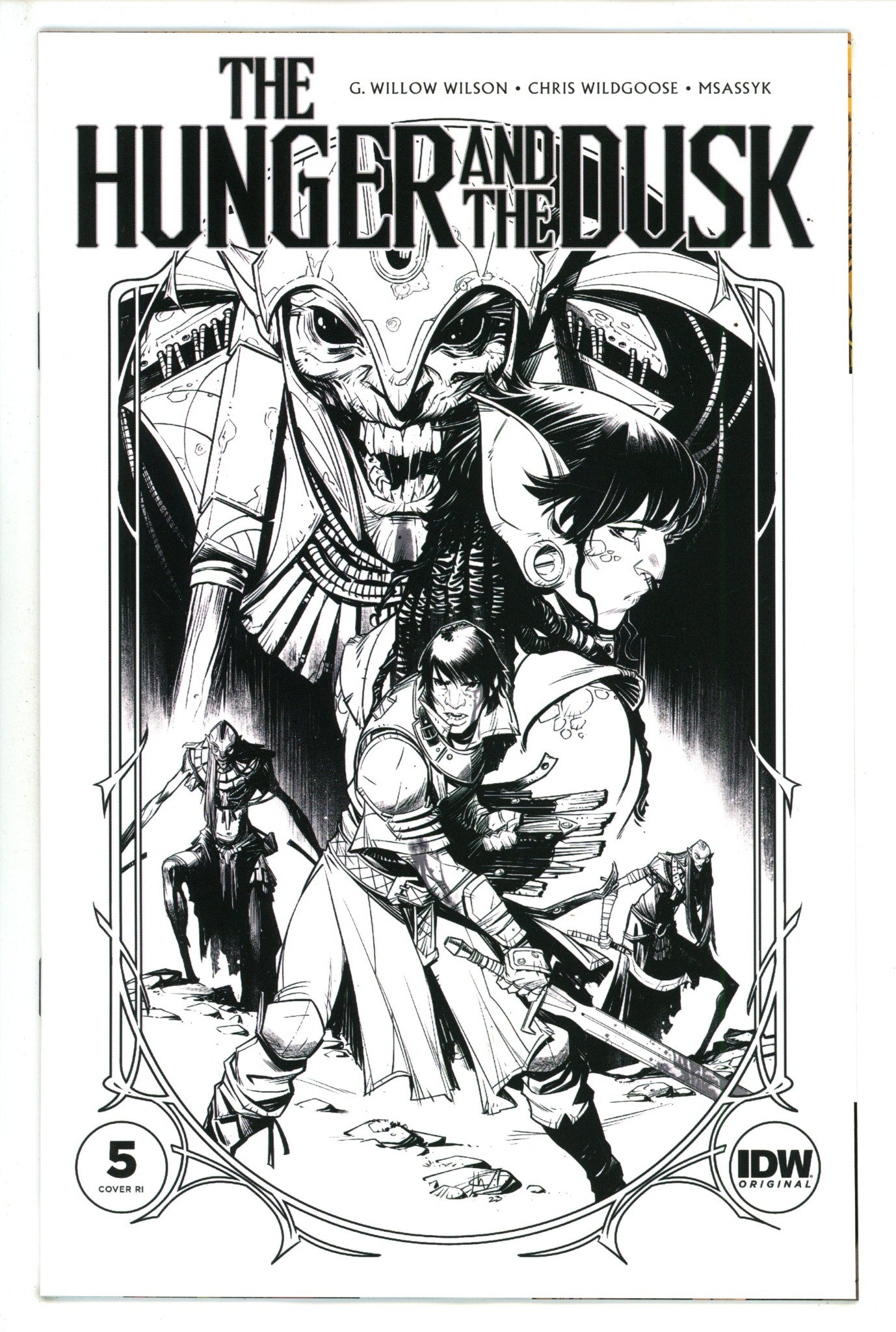 Hunger And Dusk 5 Wildgoose B&W Incentive Variant NM+ (2024)