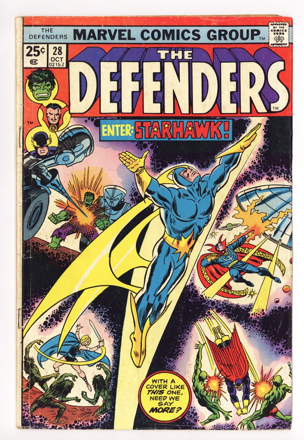 The Defenders Vol 1 28 GD/VG (3.0) (1975)