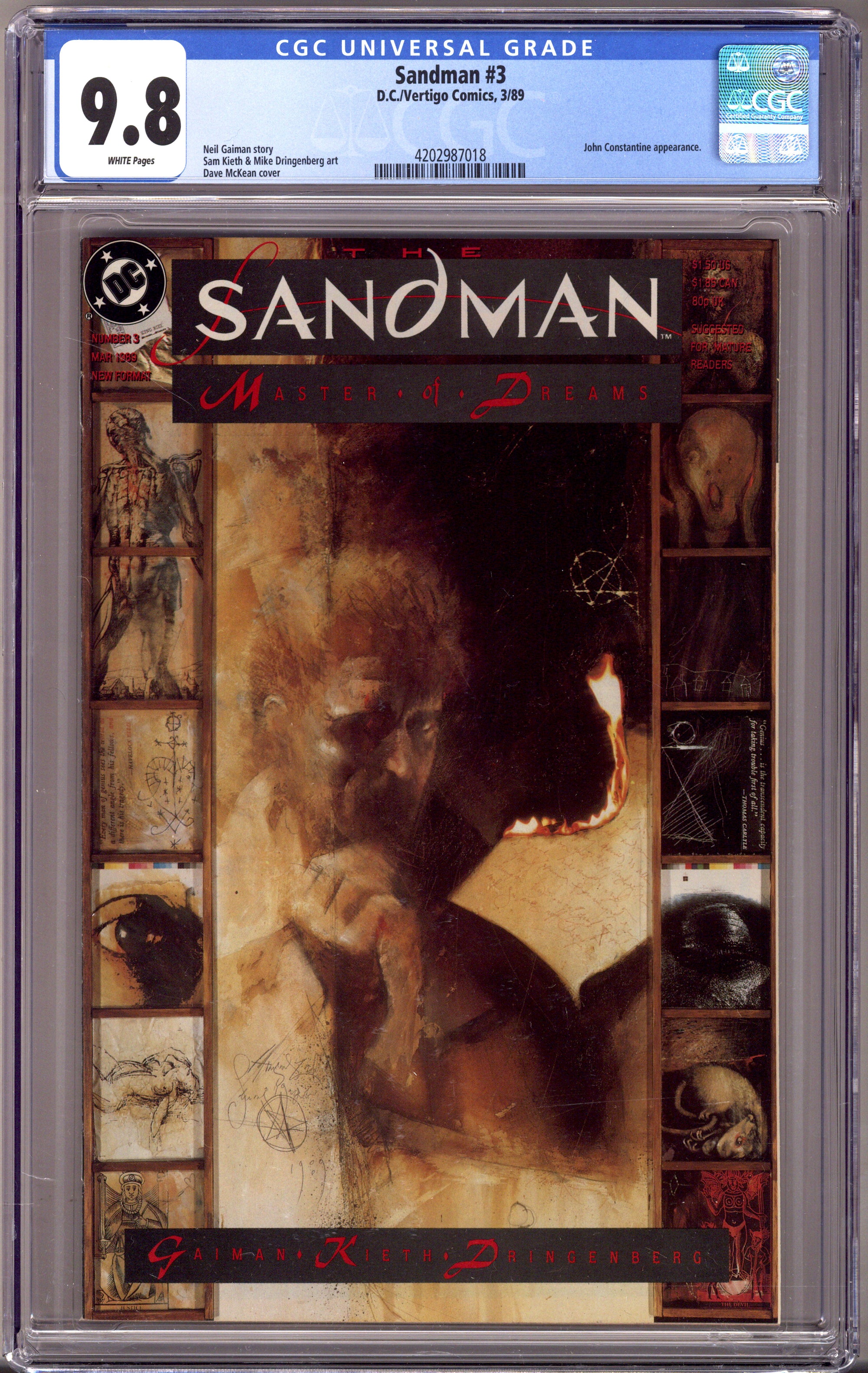 Sandman Vol 2 3 CGC 9.8 (NM/M) (1989) 