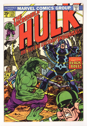 The Incredible Hulk Vol 1 175  FN+ (6.5)   (1974)