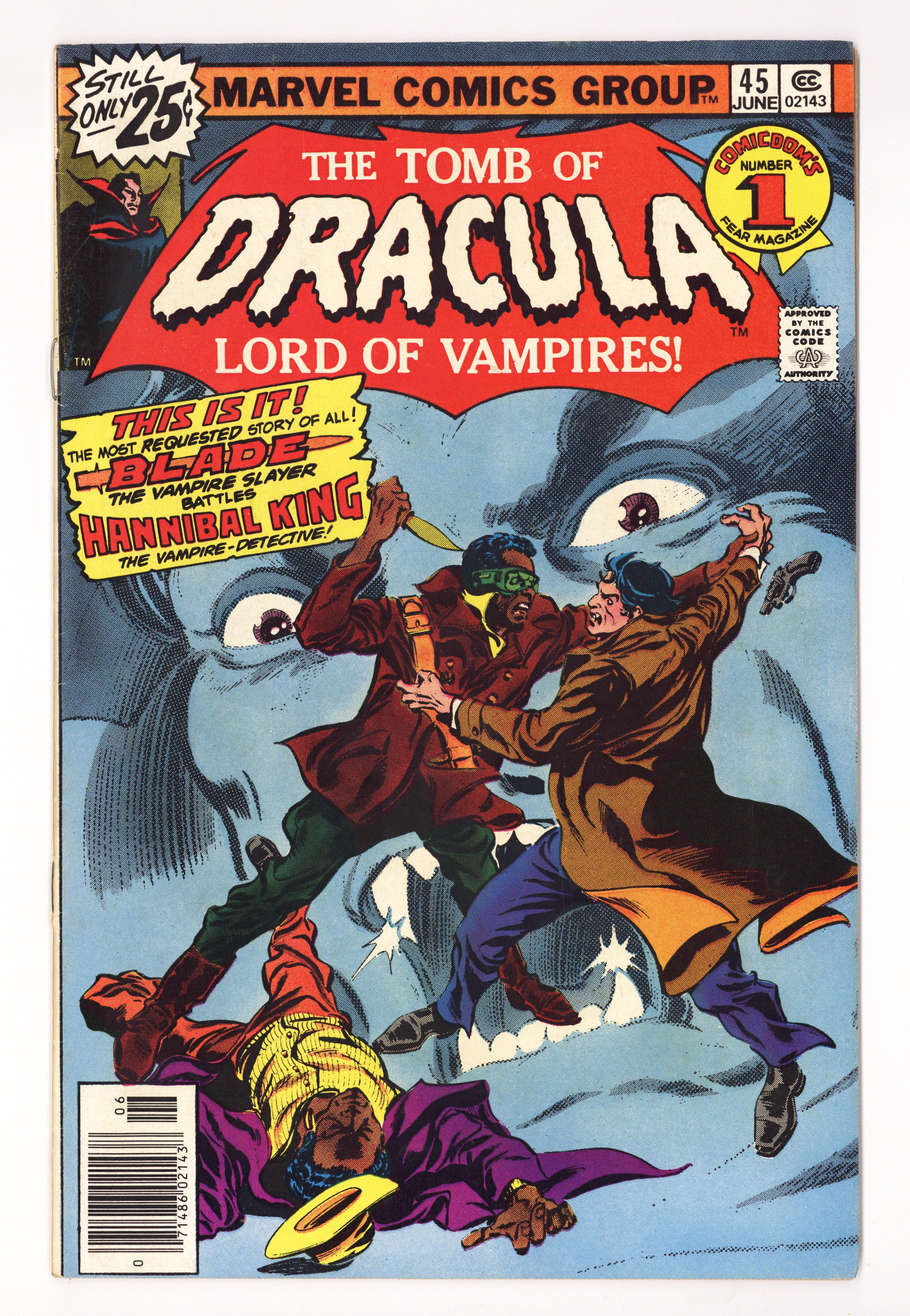 Tomb of Dracula Vol 1 45 FN- (5.5) (1976) 