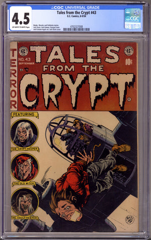 Tales from the Crypt Vol 1 43 CGC 4.5 (VG+) (1954)