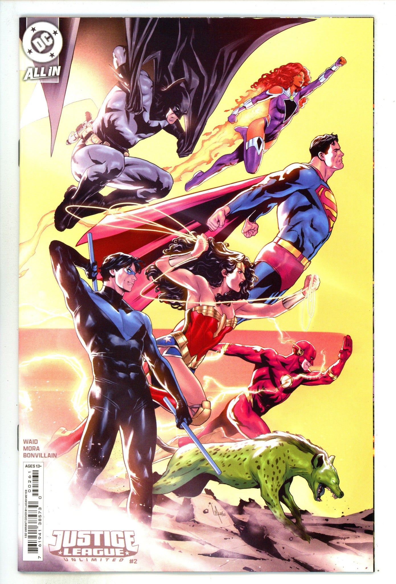 Justice League Unlimited Vol 2 2 Meyer Incentive Variant NM- (2025)