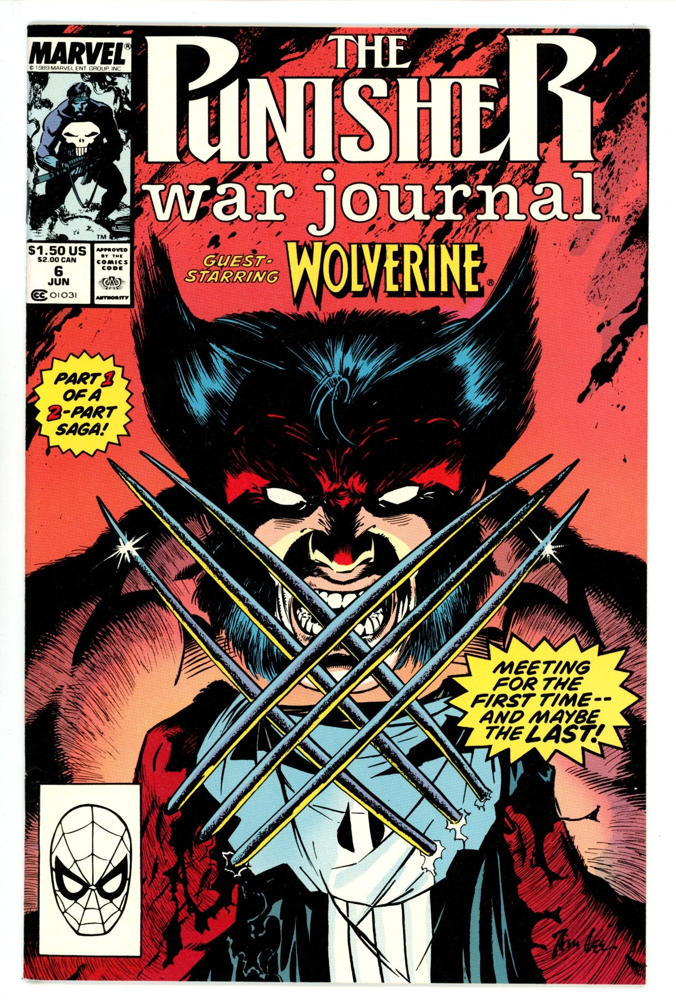 The Punisher War Journal Vol 1 6 VF (8.0) (1989) 