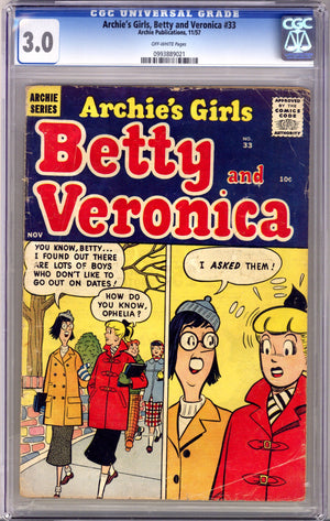 Archie's Girls Betty and Veronica 33 CGC 3.0 (1957)