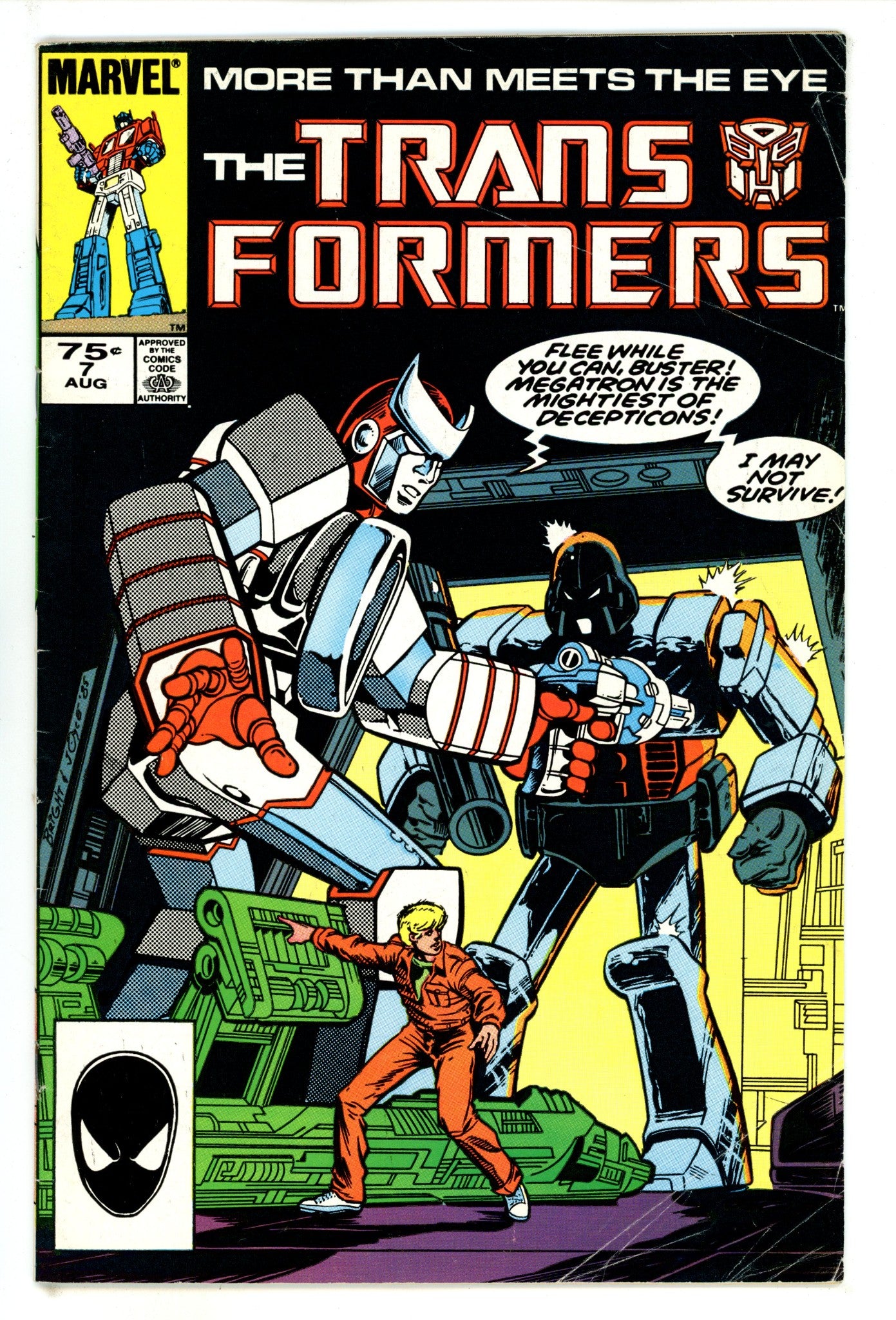 The Transformers 7 Low Grade (1985) 3rd Print 