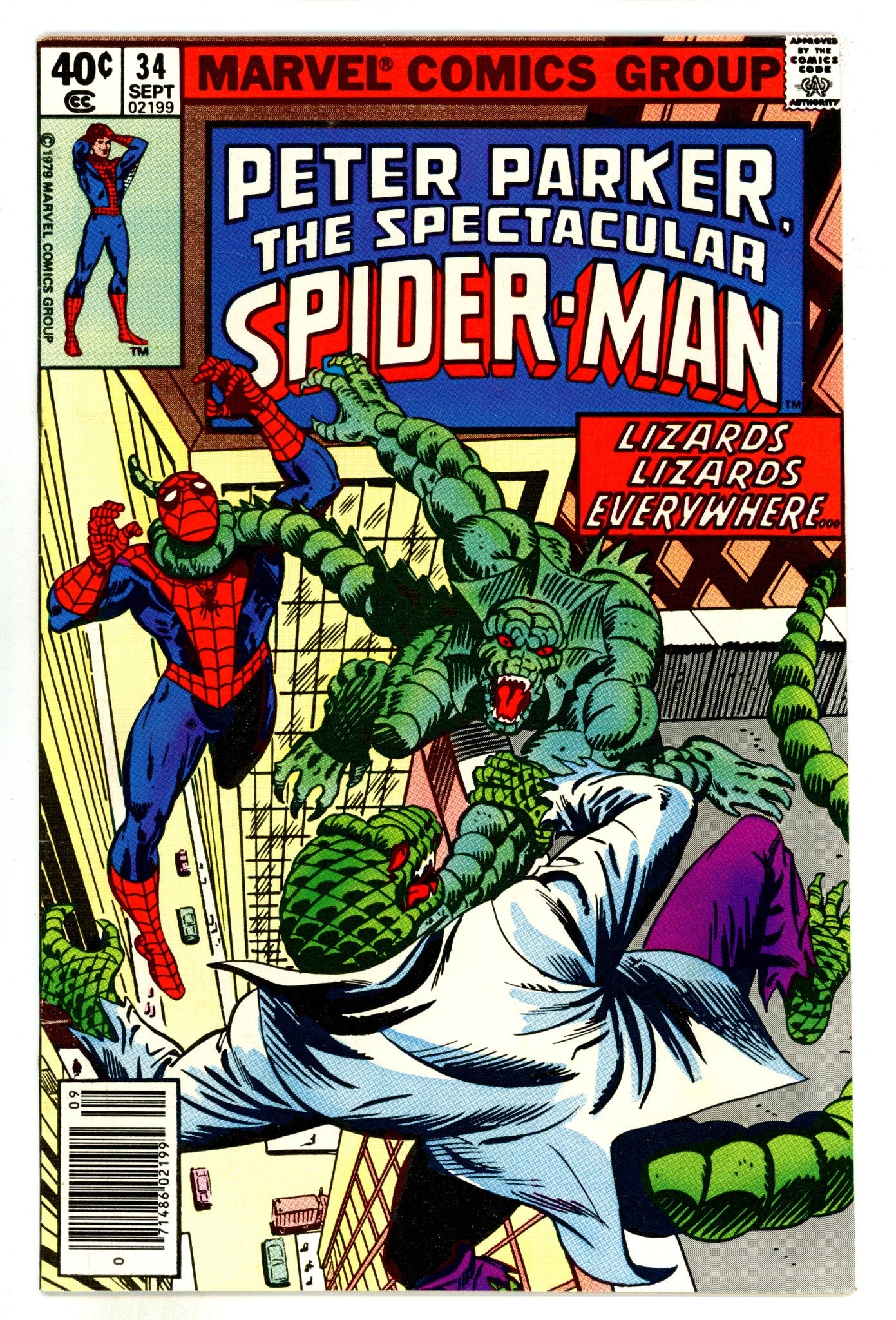 The Spectacular Spider-Man Vol 1 34  FN/VF (7.0)  (1979)  Newsstand  
