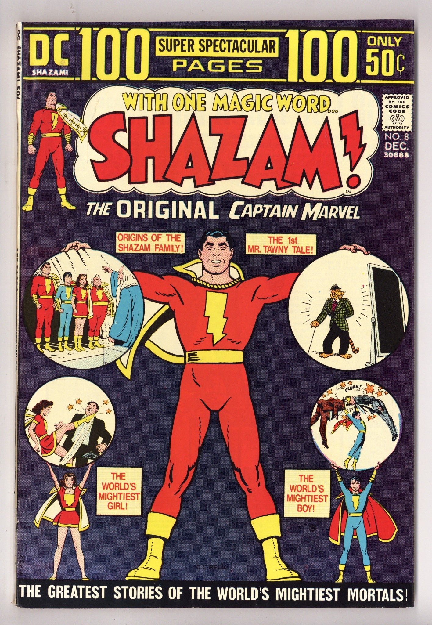 Shazam! Vol 1 8  NM- (9.2)   (1973)        