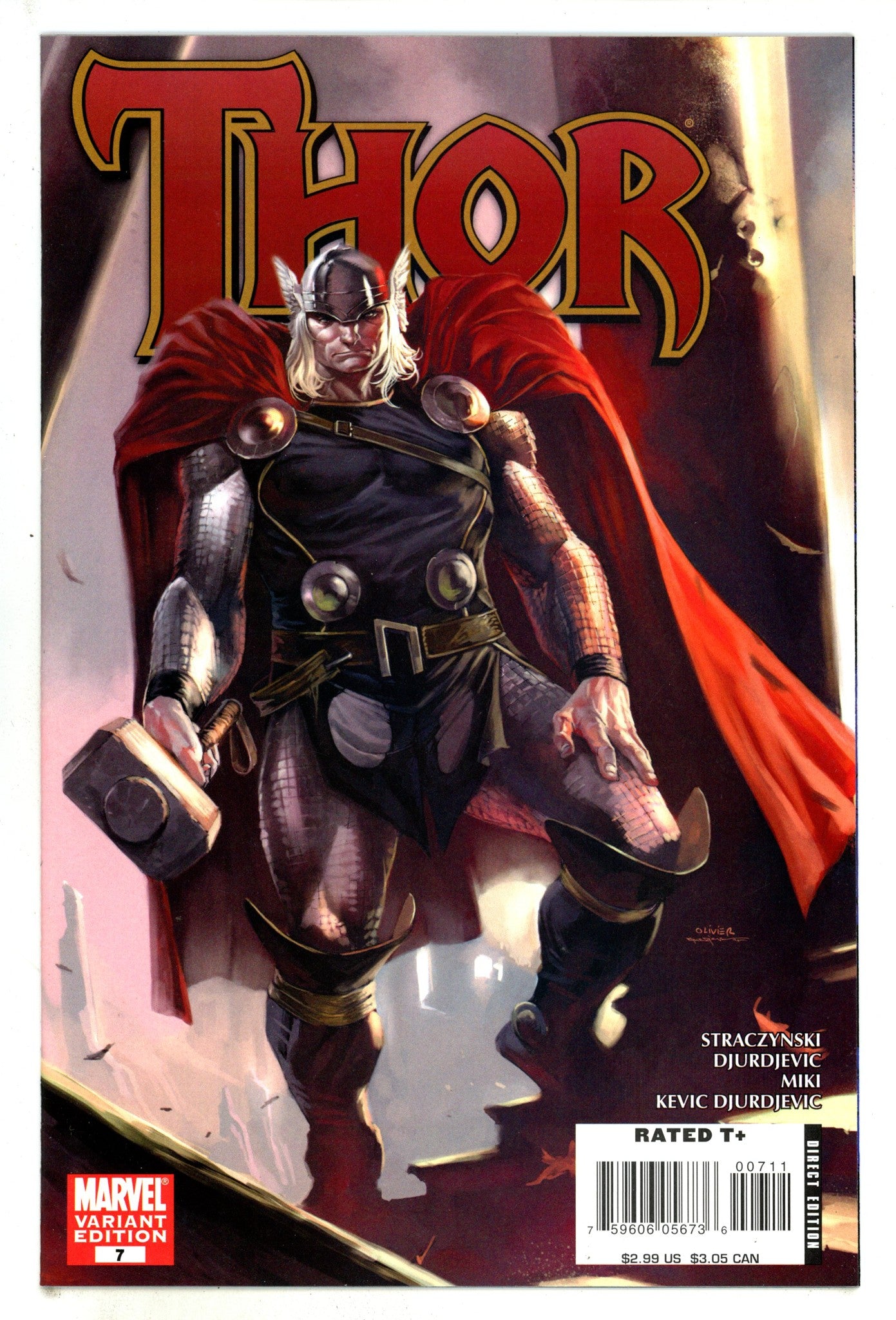Thor Vol 3 7 High Grade (2008) Coipel Variant 