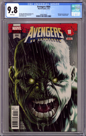 Avengers Vol 7 684 CGC 9.8 (NM/M) (2018)