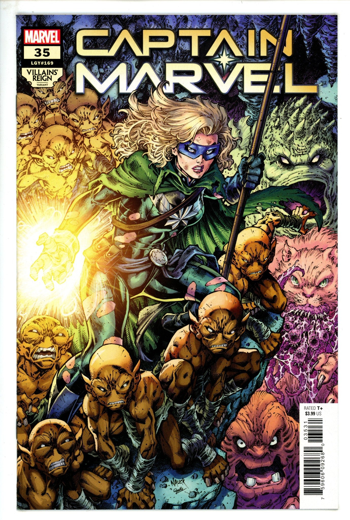 Captain Marvel Vol 11 35 (169) High Grade (2022) Nauck Variant 