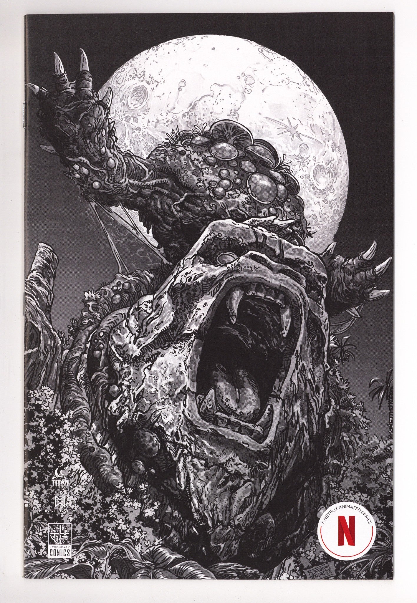 Escape From Skull Island 2 Yapur B&W Virgin Variant (2026)