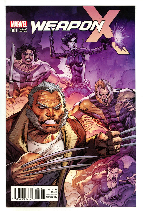 Weapon X Vol 3 1 NM- (9.2) (2017) Liefeld Incentive Variant