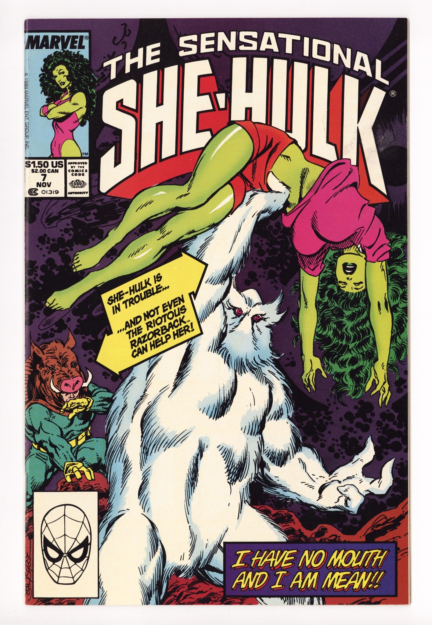 The Sensational She-Hulk 7 High Grade (1989) 