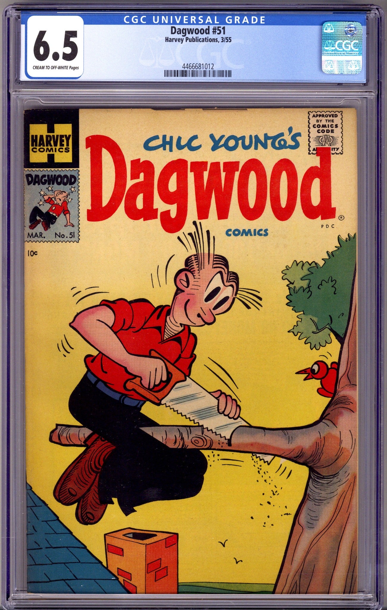 Chic Young's Dagwood Comics 51 CGC 6.5 (FN+) (1955) 