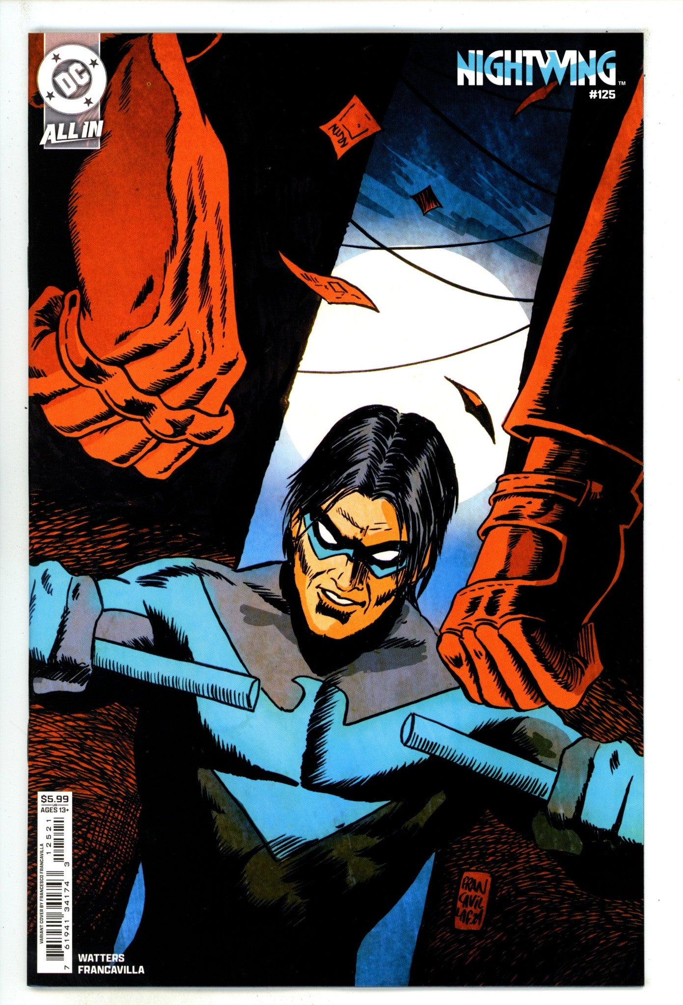 Nightwing Vol 4 125 Francavilla Variant (2025)