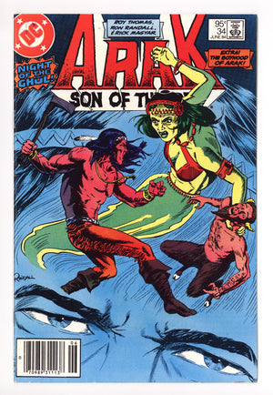 Arak / Son of Thunder 34 VG/FN (5.0) (1984) Canadian Price Variant