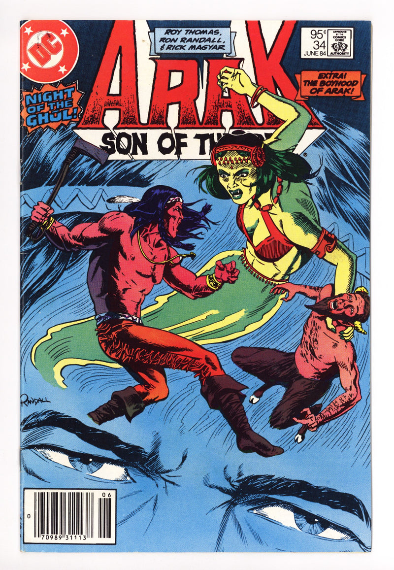 Arak / Son of Thunder 34 VG/FN (5.0) (1984) Canadian Price Variant 