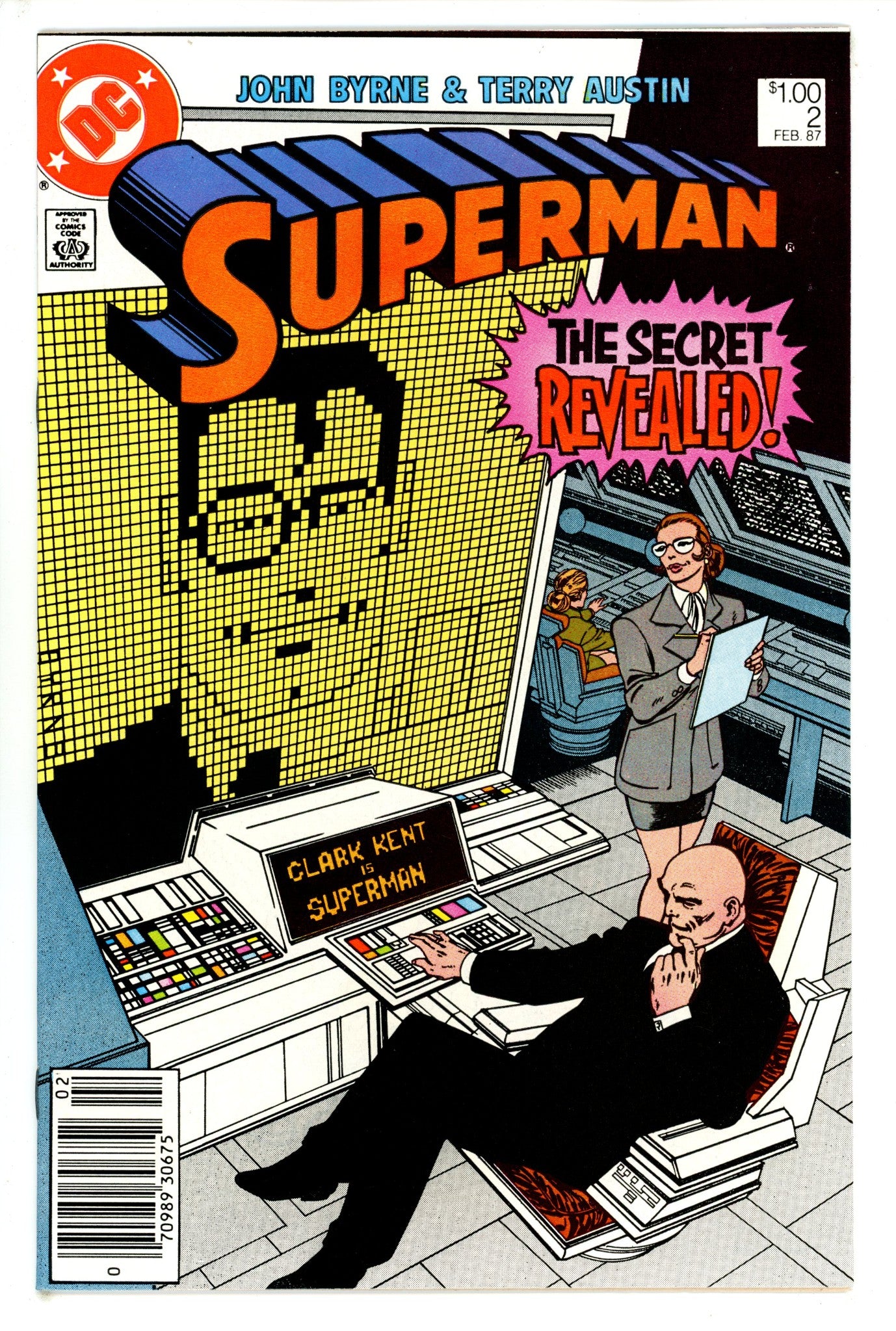 Superman Vol 2 2 Canadian Variant VF/NM (1987)