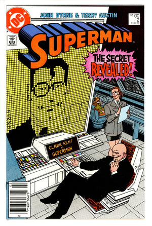 Superman Vol 2 2 Canadian Variant VF/NM (1987)