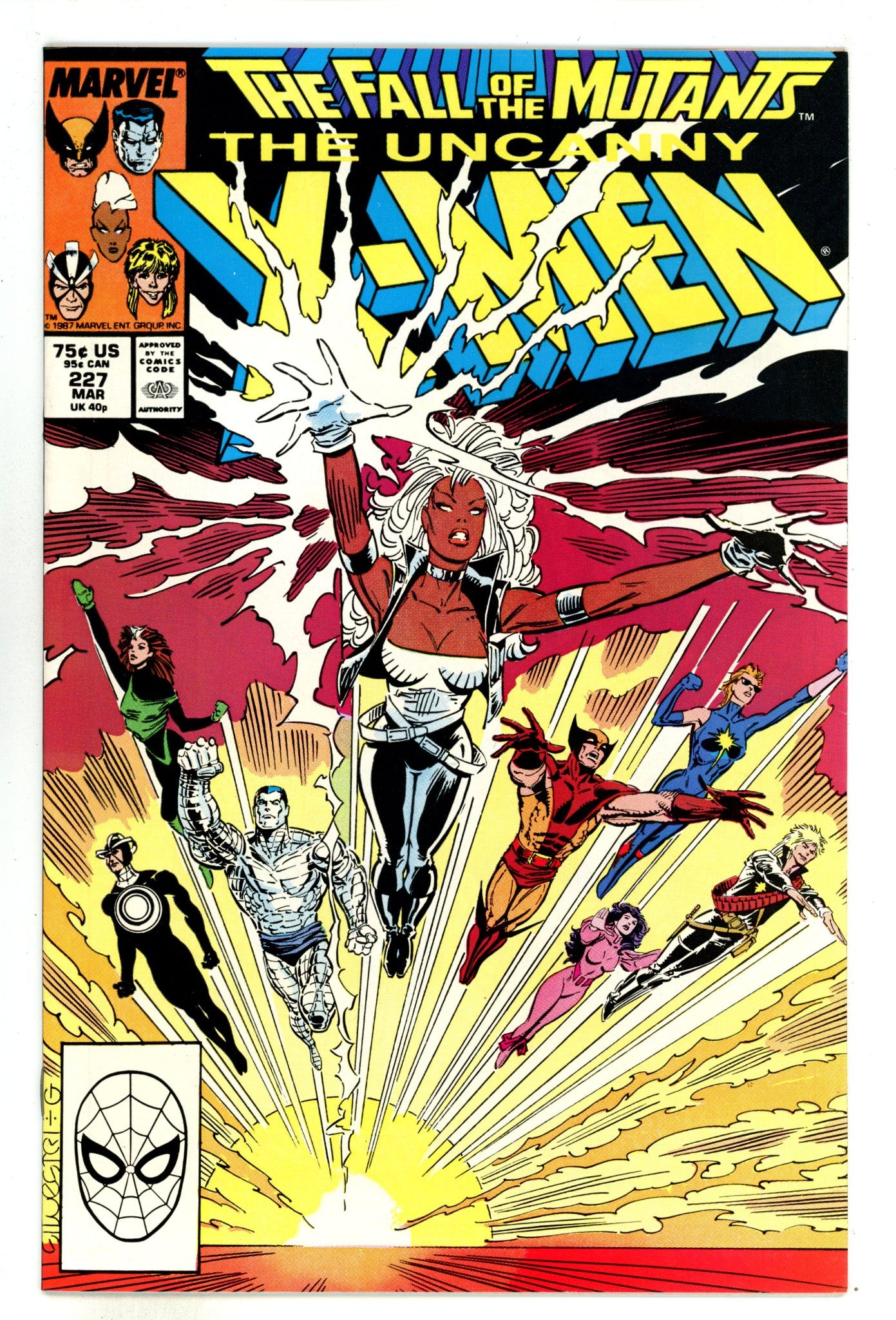 The Uncanny X-Men Vol 1 227 High Grade (1988) 