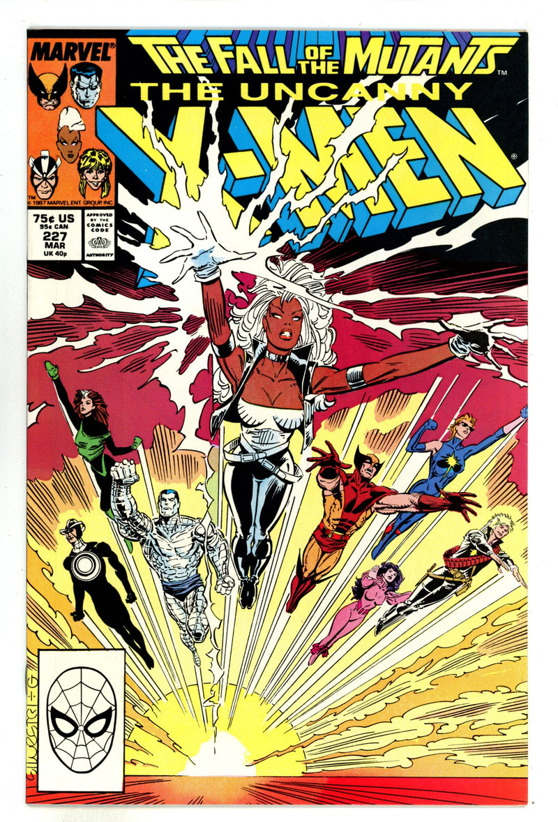 The Uncanny X-Men Vol 1 227 High Grade (1988) 