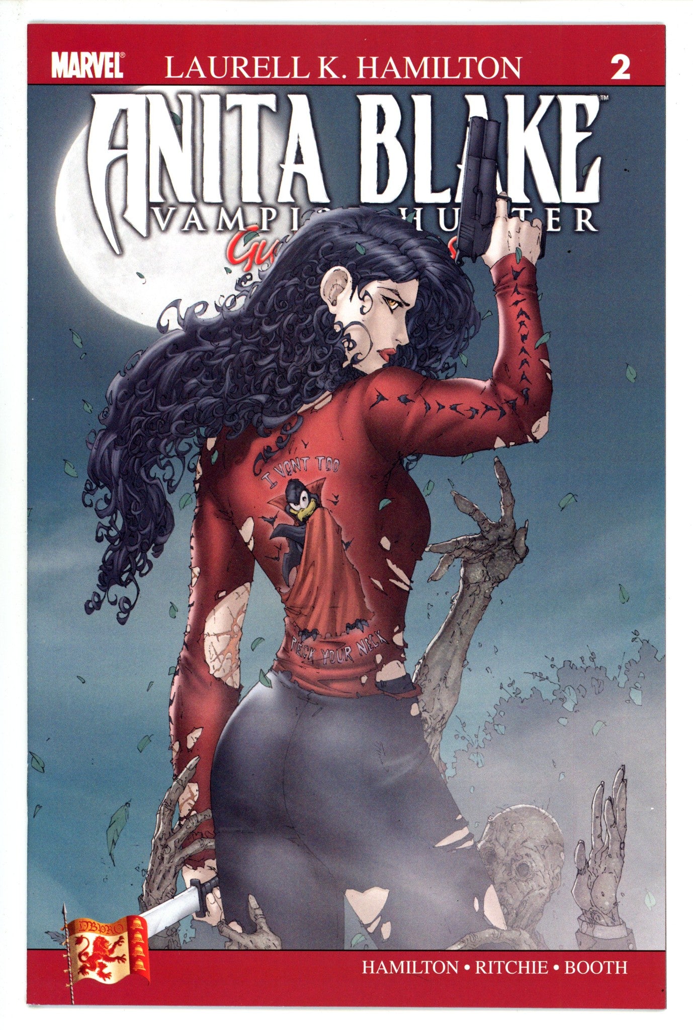 Anita Blake: Vampire Hunter in Guilty Pleasures 2 High Grade (2007) 2nd Print 