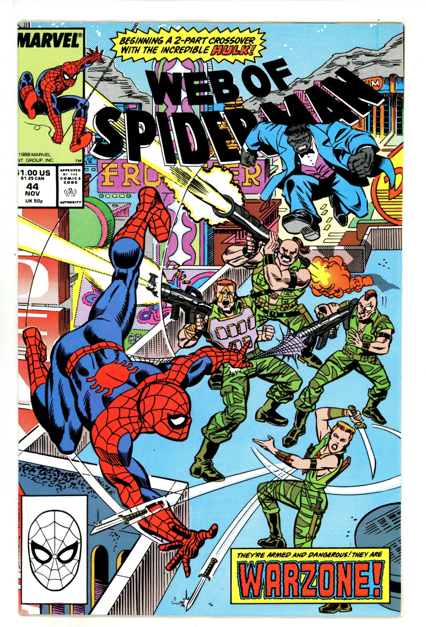 Web of Spider-Man Vol 1 44 Mid Grade (1988) 