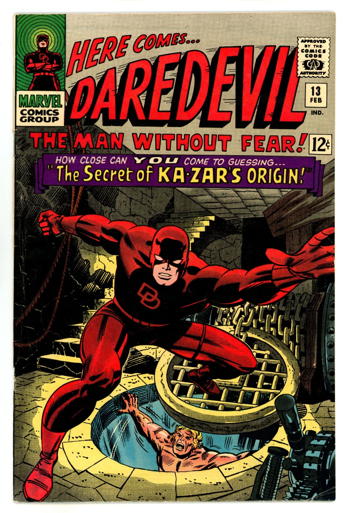 Daredevil Vol 1 13  FN/VF (7.0)  (1966)  