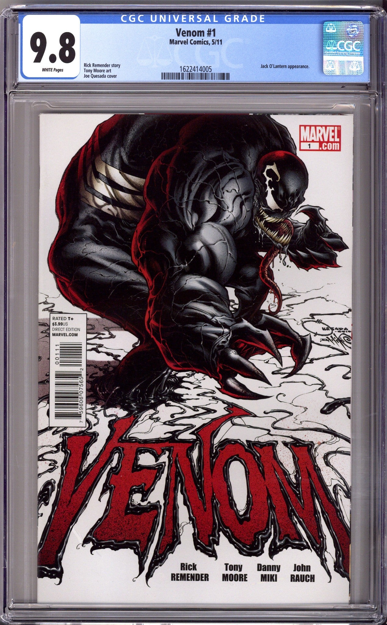 Venom Vol 2 1 CGC 9.8 (NM/M) (2011) 