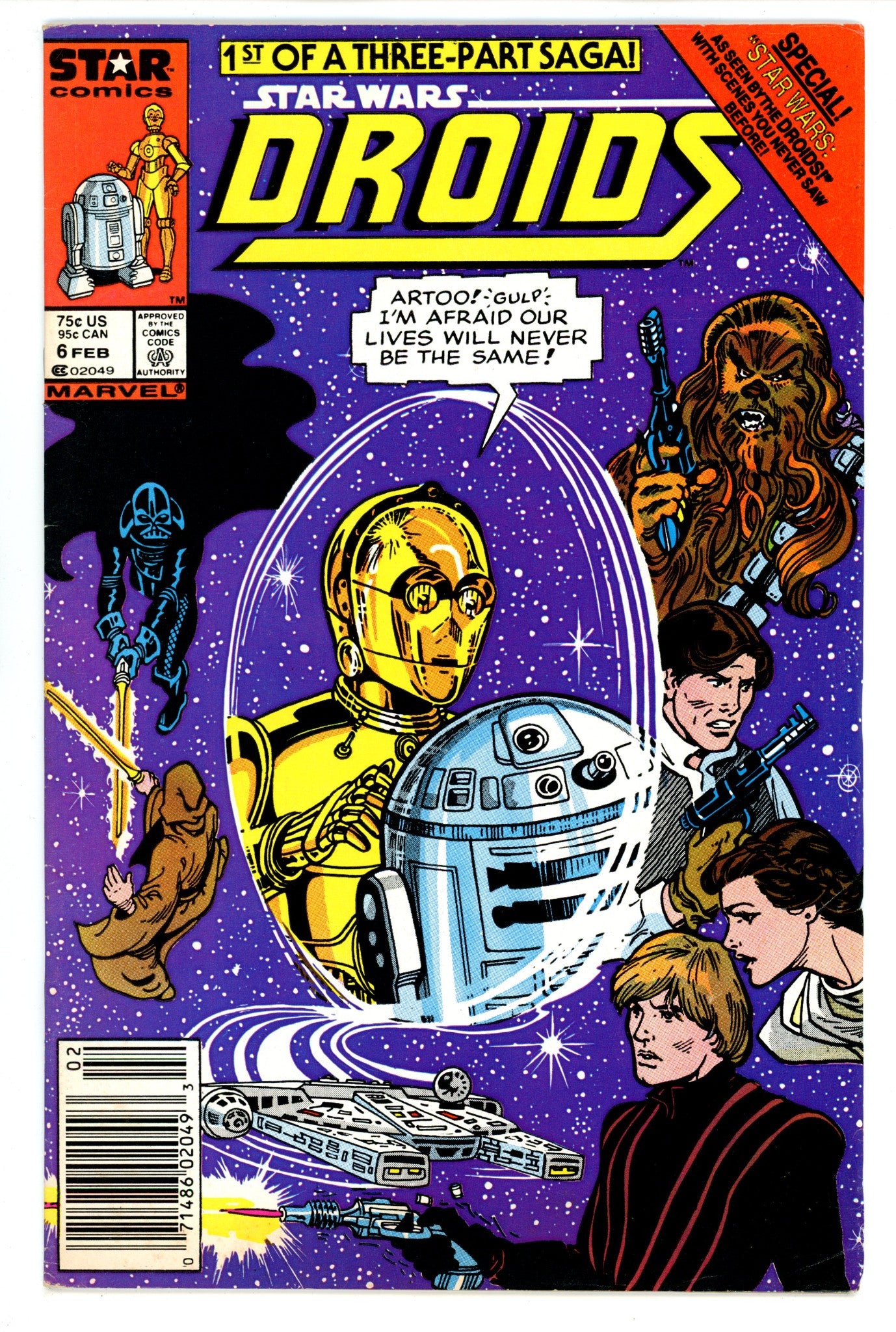 Droids 6 VG+ (4.5) (1987) Newsstand 