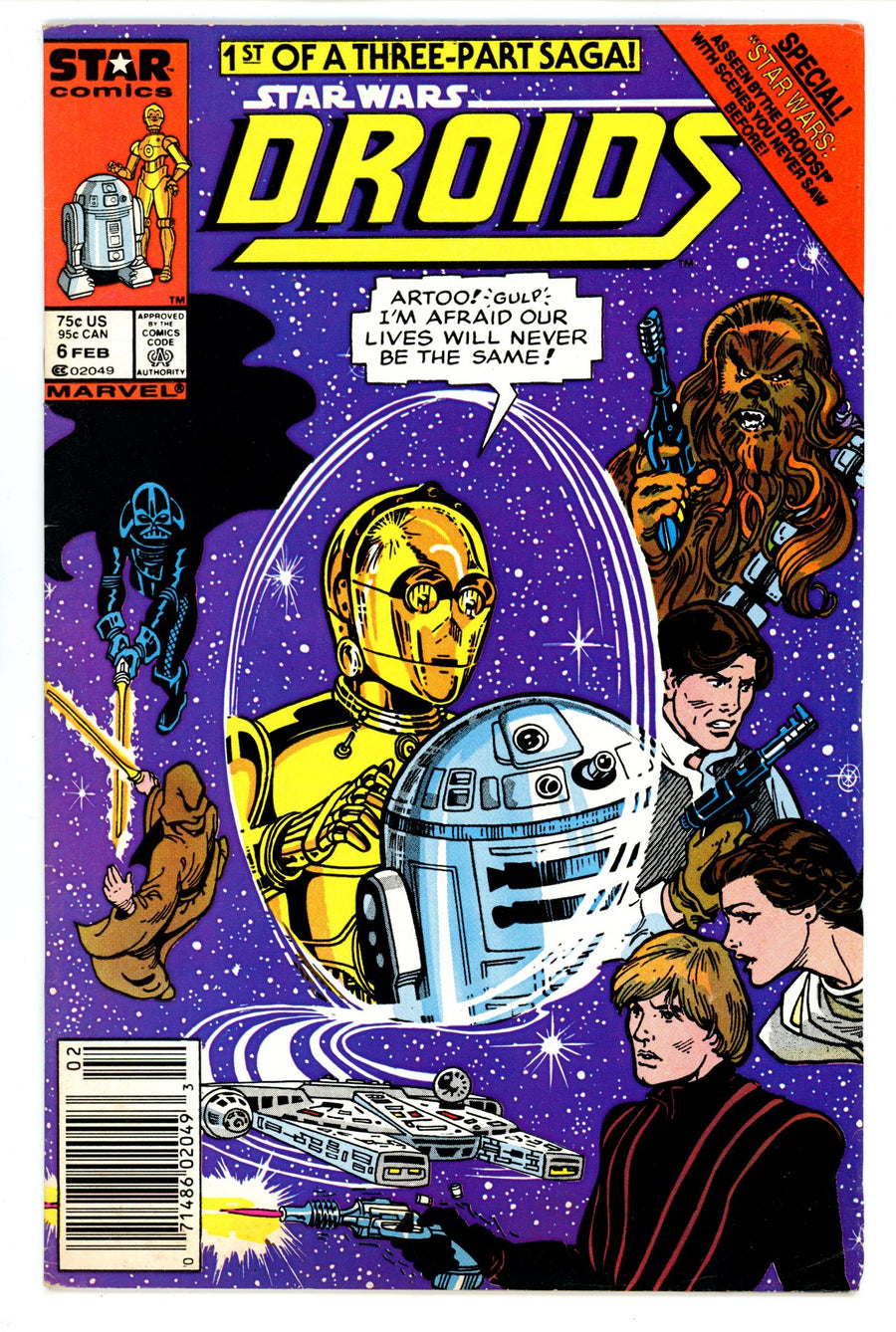 Droids 6 VG+ (4.5) (1987) Newsstand 