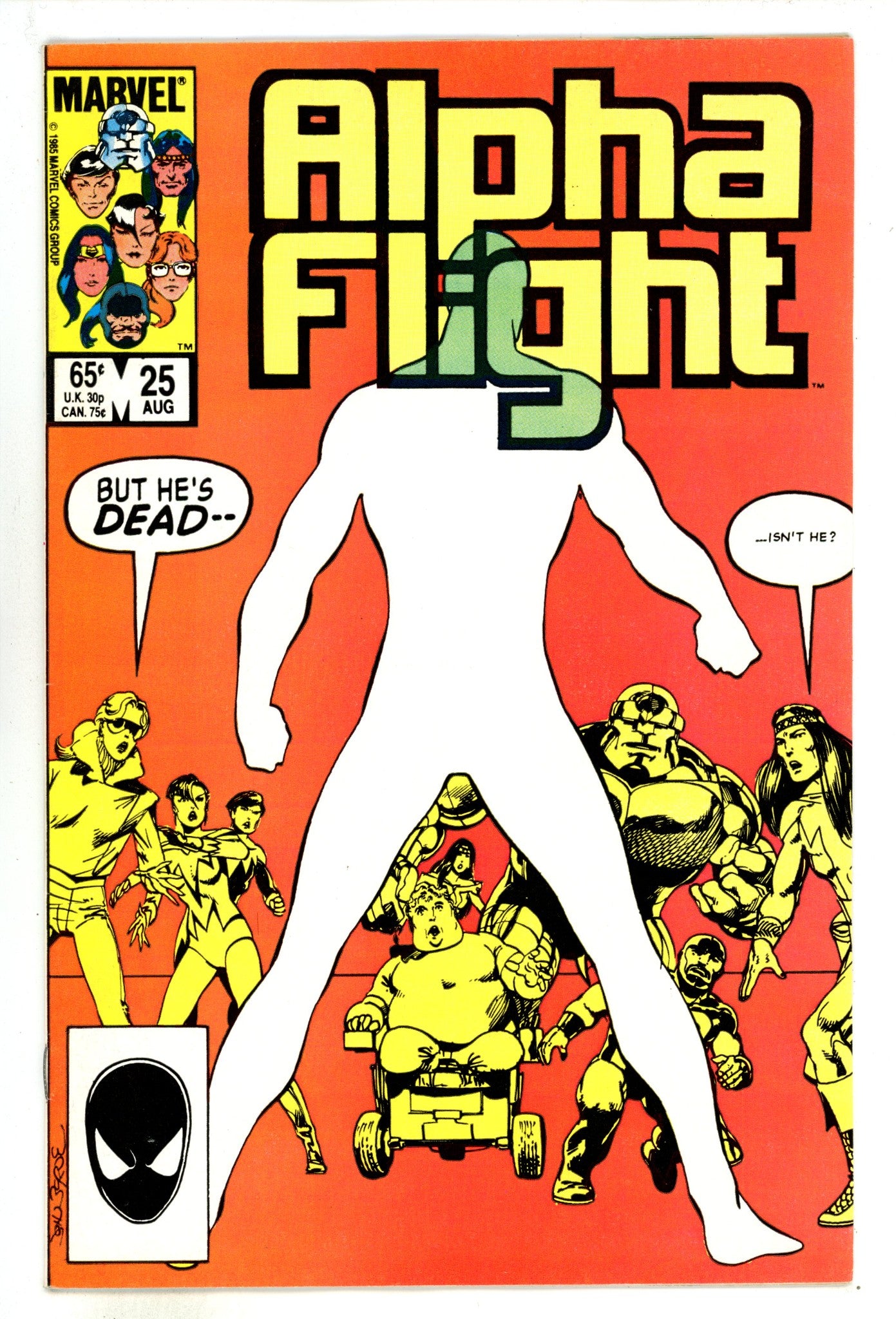 Alpha Flight Vol 1 25 High Grade (1985) 