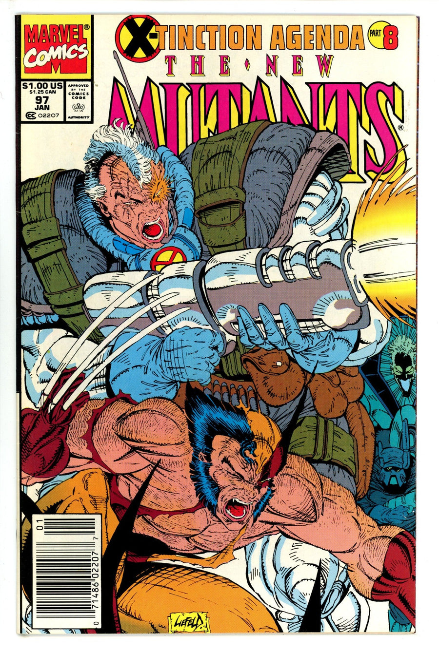 The New Mutants Vol 1 97  Mid Grade   (1991)   Newsstand