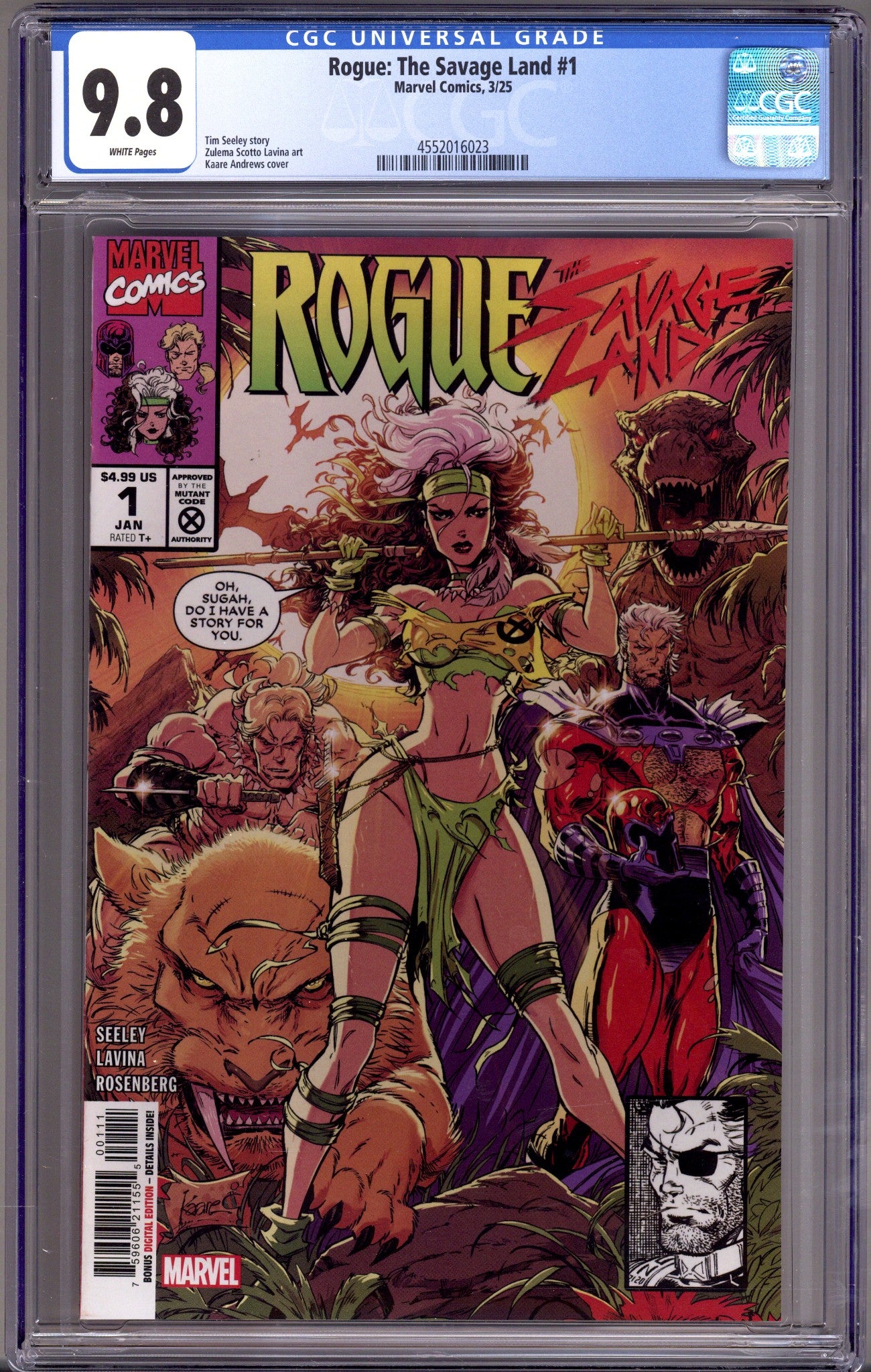 Rogue: The Savage Land 1 CGC 9.8 (NM/M) (2025) 
