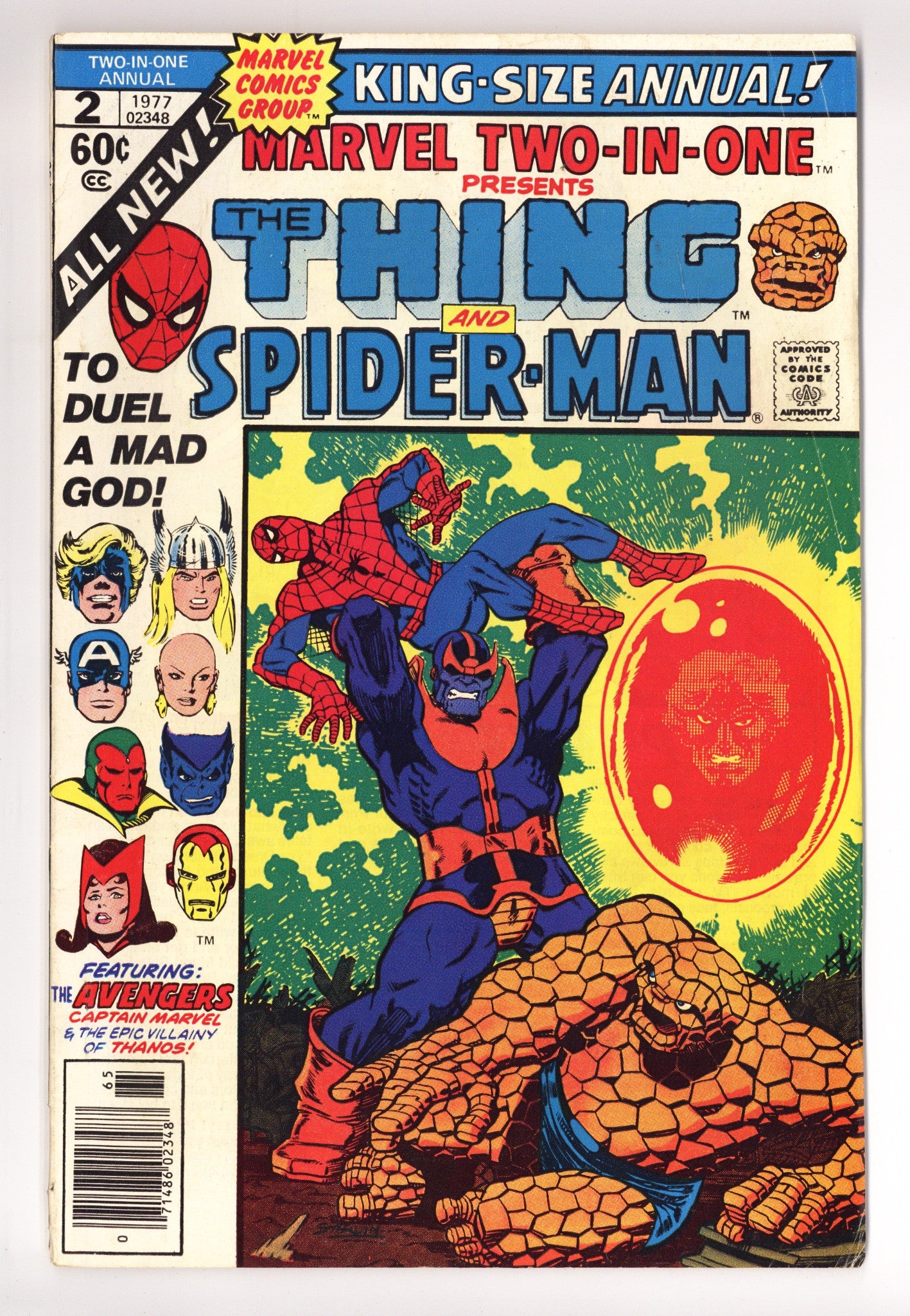 Marvel Two-in-One Annual Vol 1 2 FN- (5.5) (1977) 