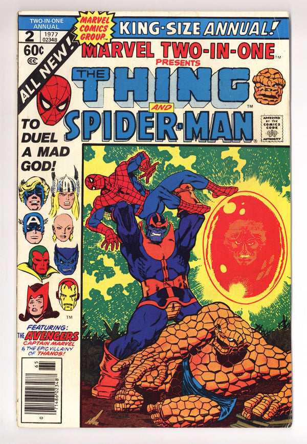 Marvel Two-in-One Annual Vol 1 2 FN- (5.5) (1977)