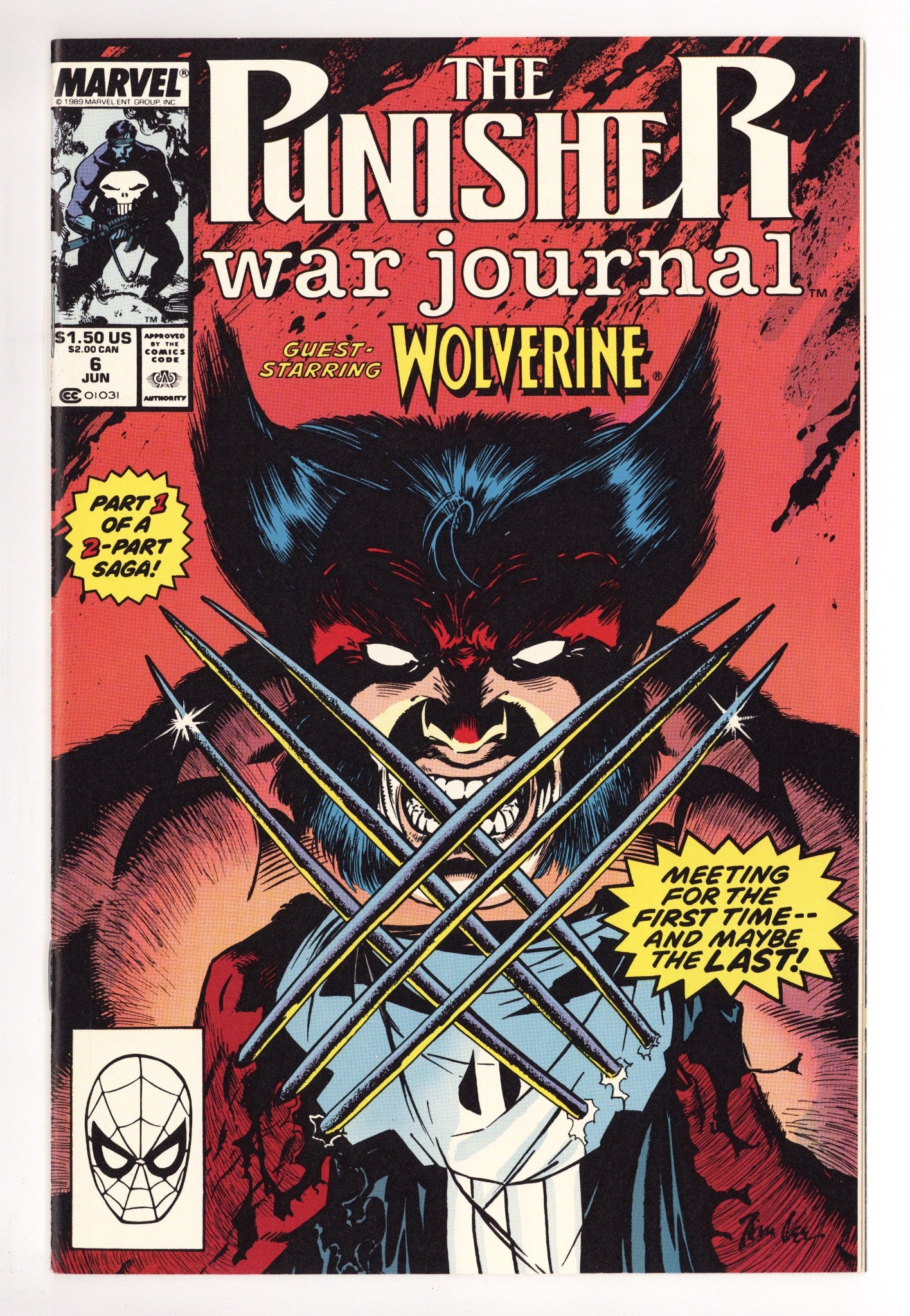 The Punisher War Journal Vol 1 6 VF/NM (9.0) (1989) 