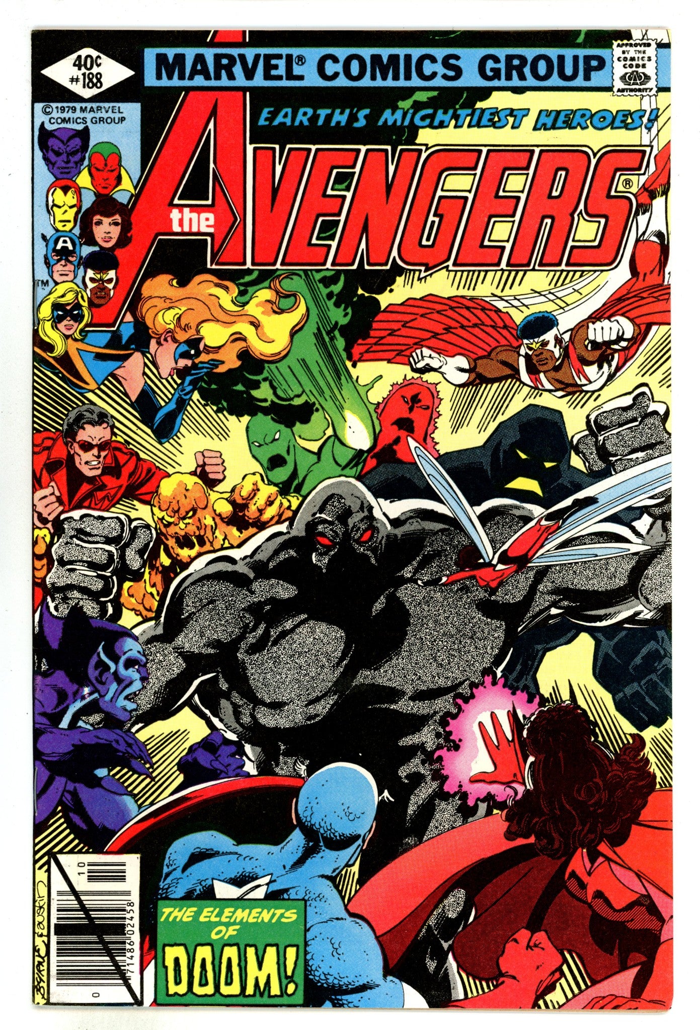 The Avengers Vol 1 188  VF (8.0)   (1979)        
