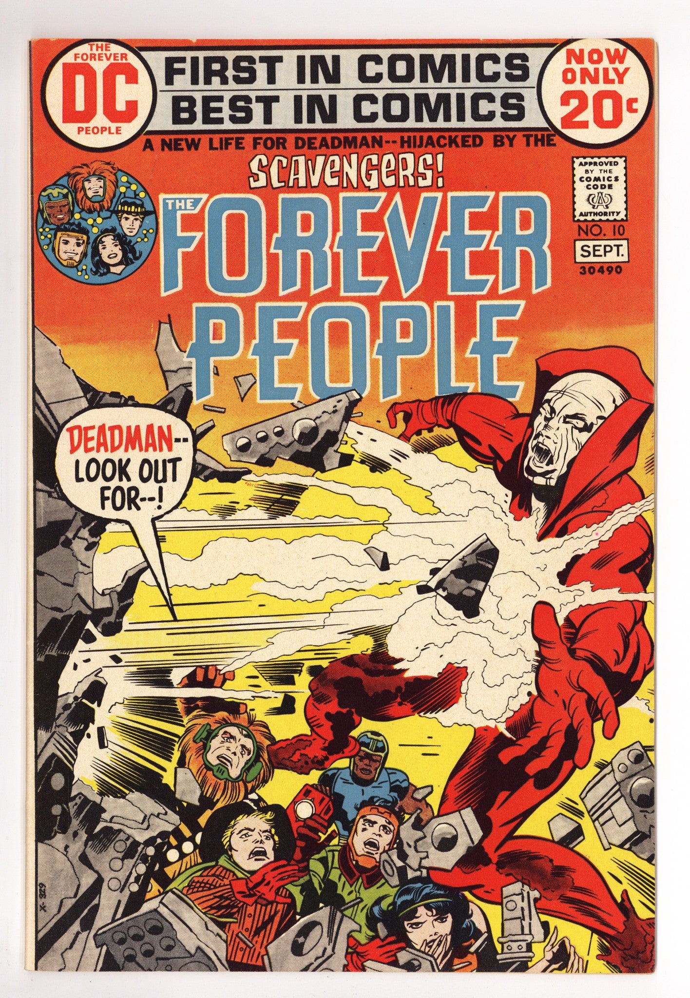 The Forever People Vol 1 10 FN+ (6.5) (1972) 