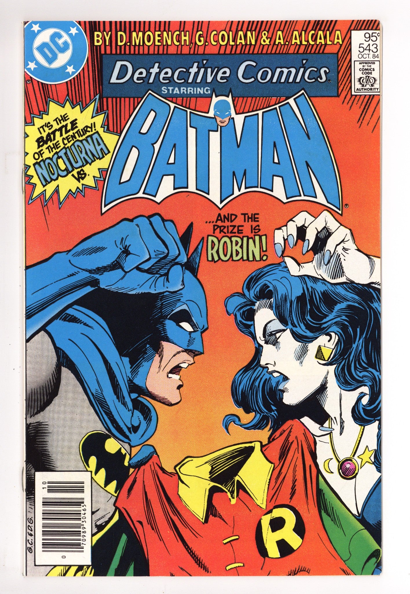 Detective Comics Vol 1 543 VF+ (8.5) (1984) Canadian Price Variant 