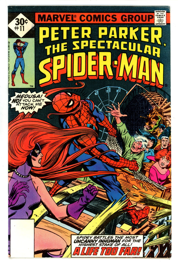 The Spectacular Spider-Man Vol 1 11 FN- (5.5) Whitman (1977)