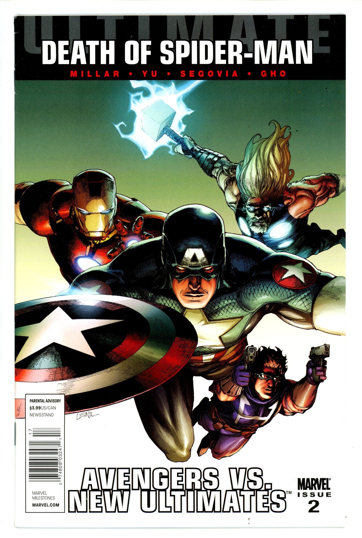 Ultimate Avengers vs. New Ultimates 2 VF- (7.5) (2011) Newsstand 