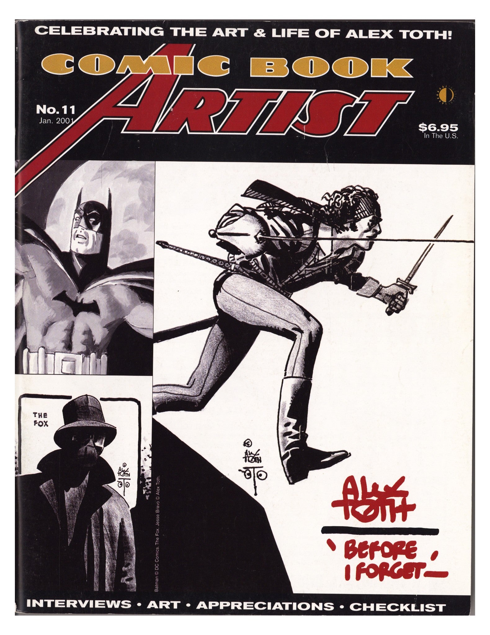 Comic Book Artist Vol 1 11 Low Grade (2001) 