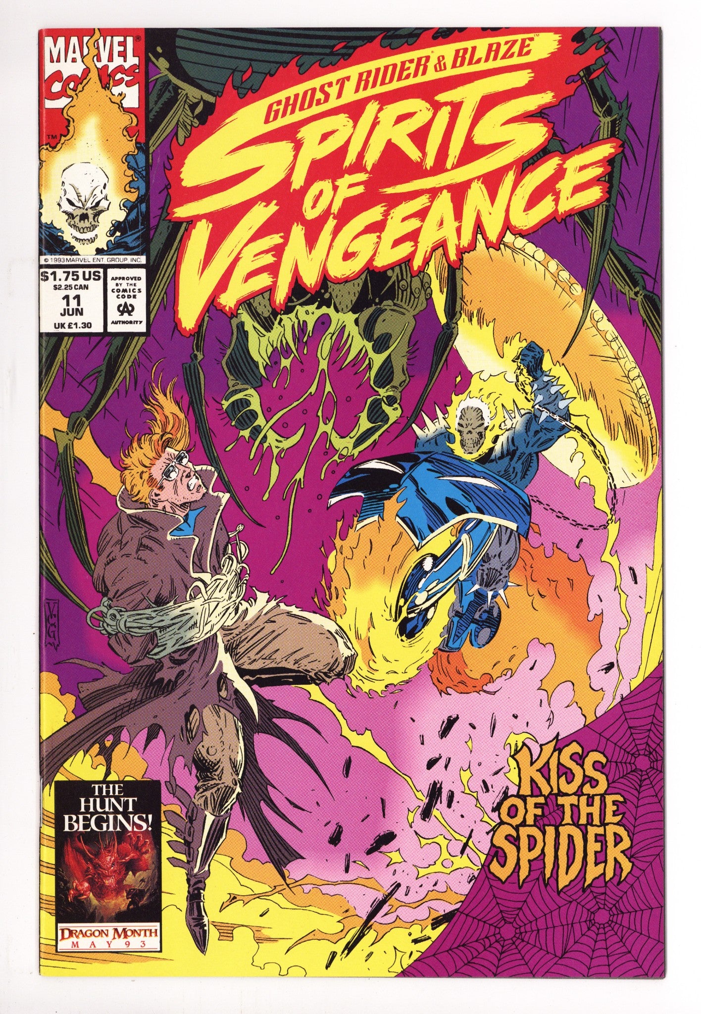 Ghost Rider / Blaze: Spirits of Vengeance 11 High Grade (1993) 
