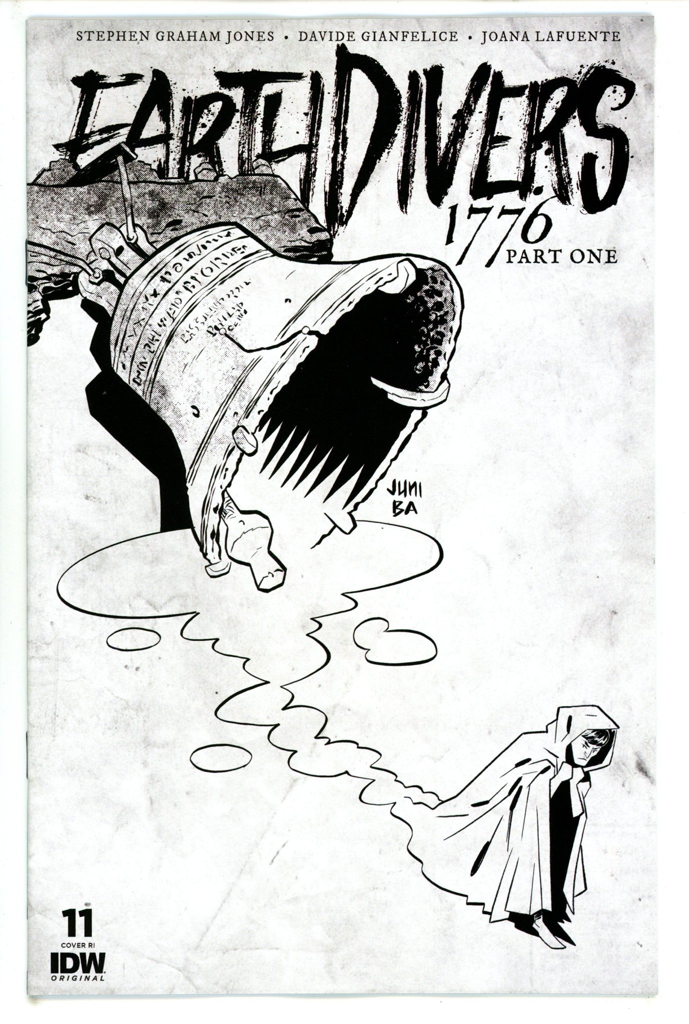 Earthdivers 11 Ba B&W Incentive Variant NM- (2023)